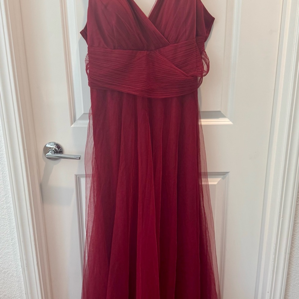 Elegant Red Evening Gown